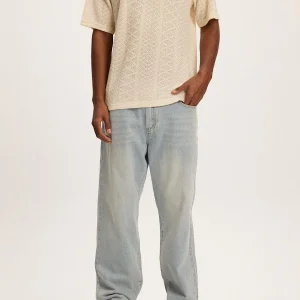 Jeans Baggy Bleu Clair Kuwalla Tee