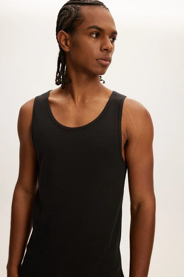 Camisole Rib Noir Kuwalla Tee – Image 5