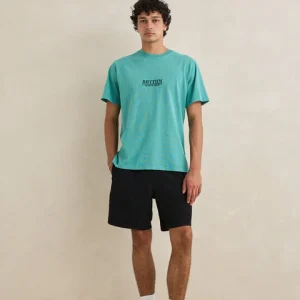 Short Textured Linen Noir Rhythm