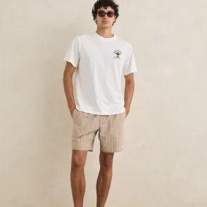 Short Seersucker Stripe Brun Rhythm