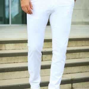 Jack & Jones Marco Bowie Chinos White