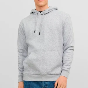Jack & Jones Bradley Sweat Hoodie Light Grey Melange