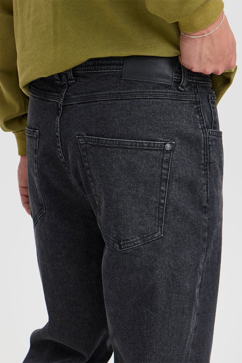 Solid Ryan Relaxed Fit Guled Grey Denim – Image 5