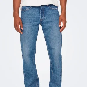 Only & Sons Edge Straight Fit 4939 Medium Blue Denim