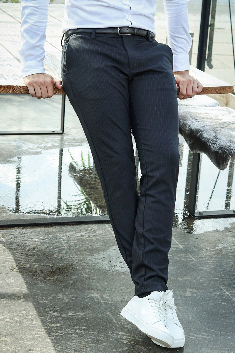 Only & Sons Mark Pant Stripe Black – Image 4