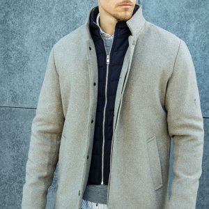 Jack & Jones Harrison Wool Jacket Greige