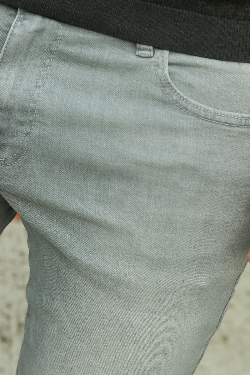 Only & Sons Loom Slim Fit Light Grey Denim – Image 4