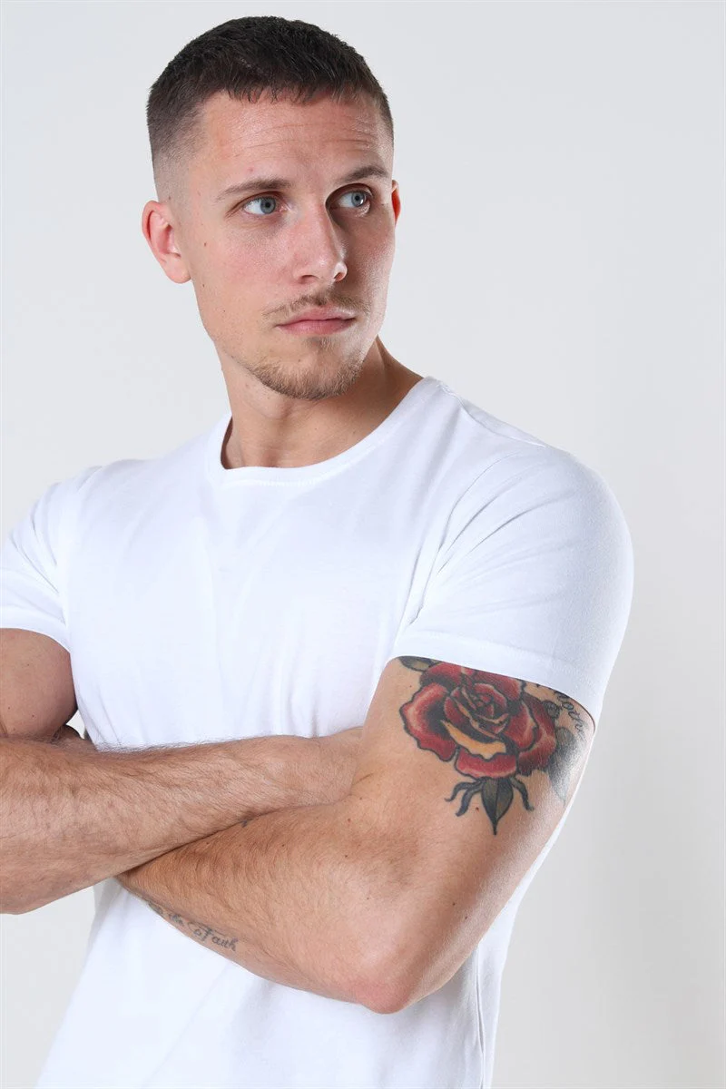 Basic Brand Shape T-shirt 2-Pack Black/White – Image 5