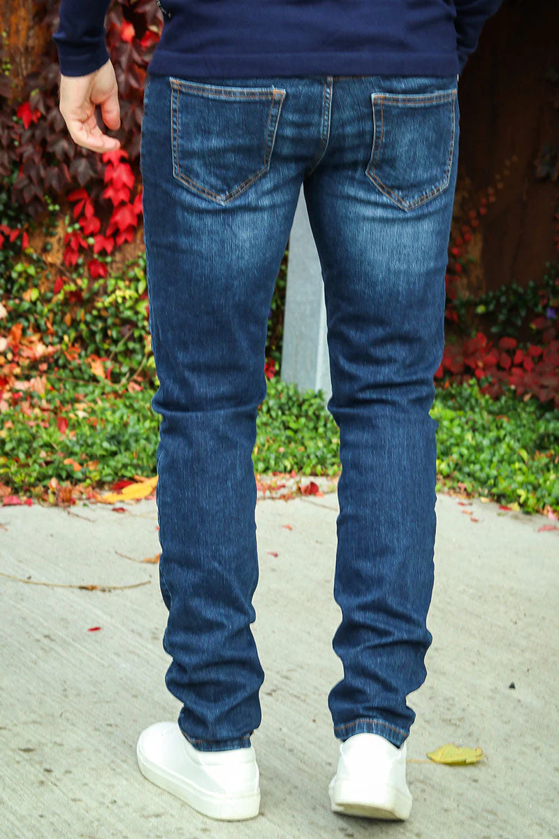 Only & Sons Loom Slim Fit 6749 Dark Blue – Image 7