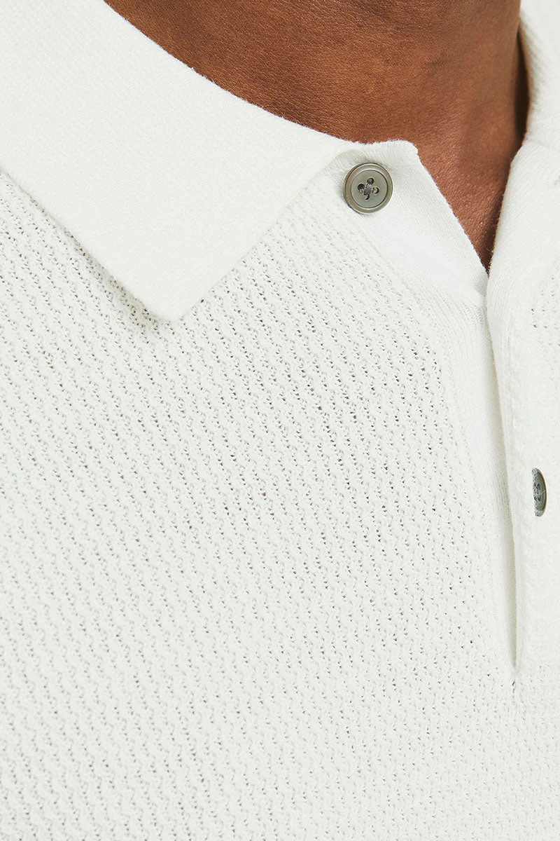 Jack & Jones Cooper Knit Polo Cloud Dancer – Image 6
