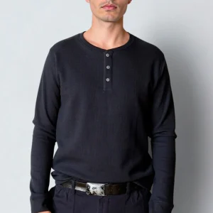 Clean Cut Copenhagen Cal L/S grandad Dark Navy