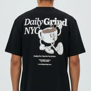 ONLY & SONS Fred Relaxed Fit Coffee Club Tee Black