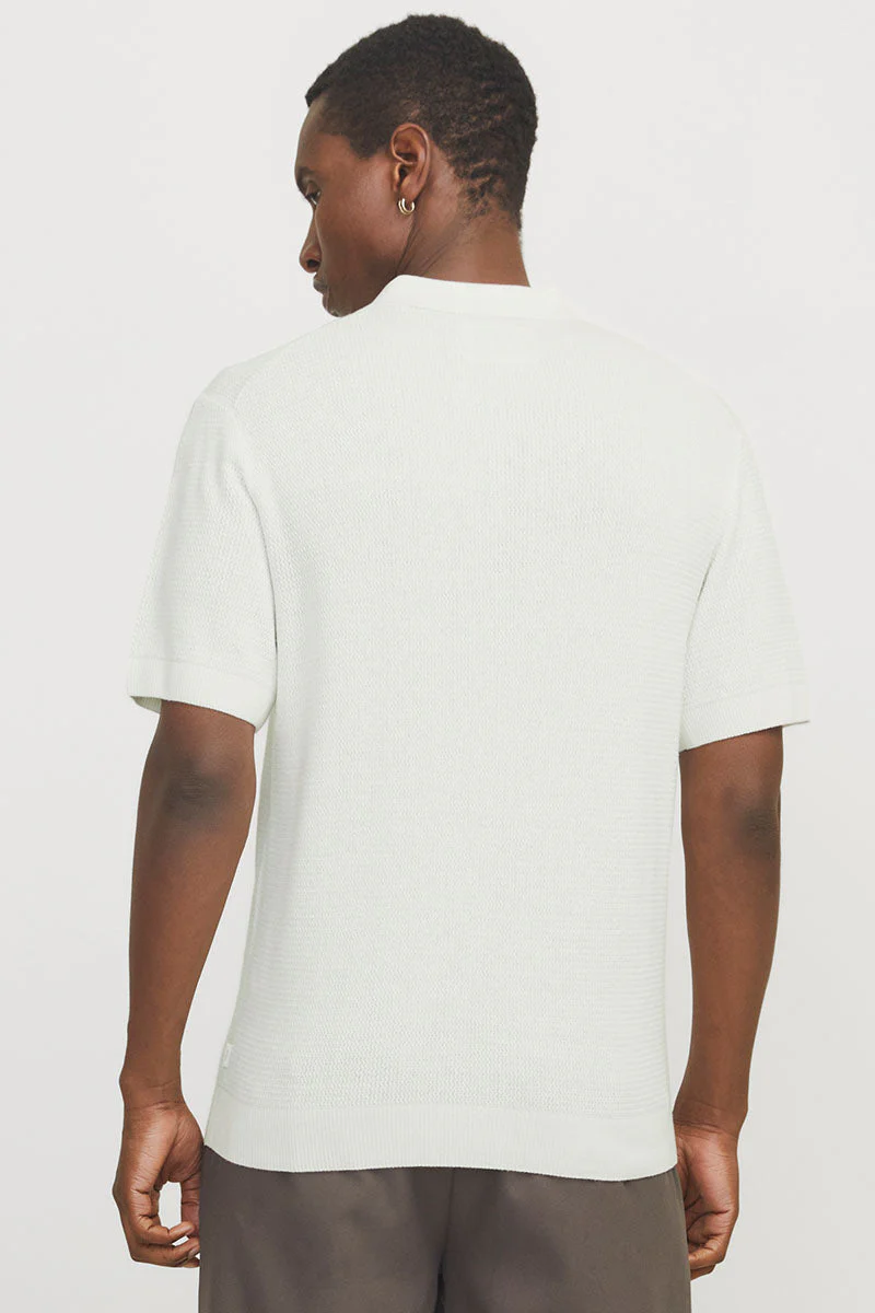 Jack & Jones Cooper Knit Polo Cloud Dancer – Image 7