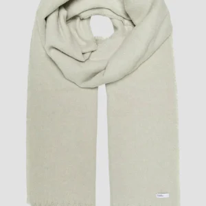 ONLY & SONS Easton Plain Knit Scarf Silver Lining