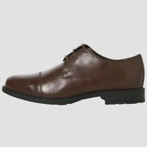 Jack & Jones Oslo Leather Dress Shoe Brown Stone