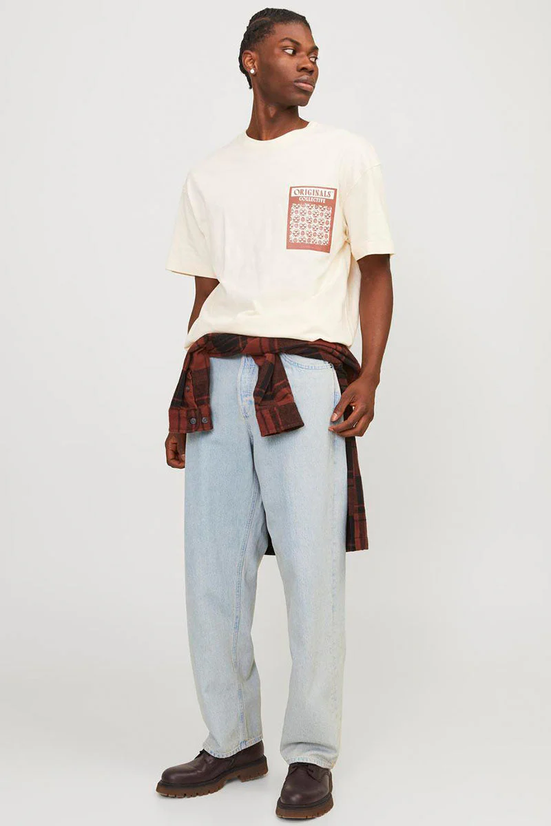 Jack & Jones Alex Baggy Fit 307 Blue Denim – Image 3