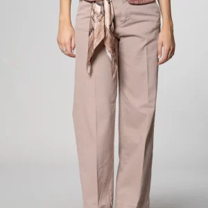 New York Studio women’s chino pants in cotton-wool blend wide leg