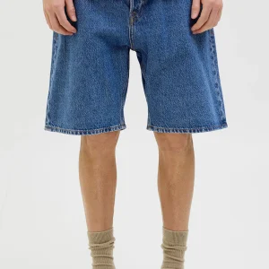 Jack & Jones Alex Baggy Fit Shorts 301 Blue Denim