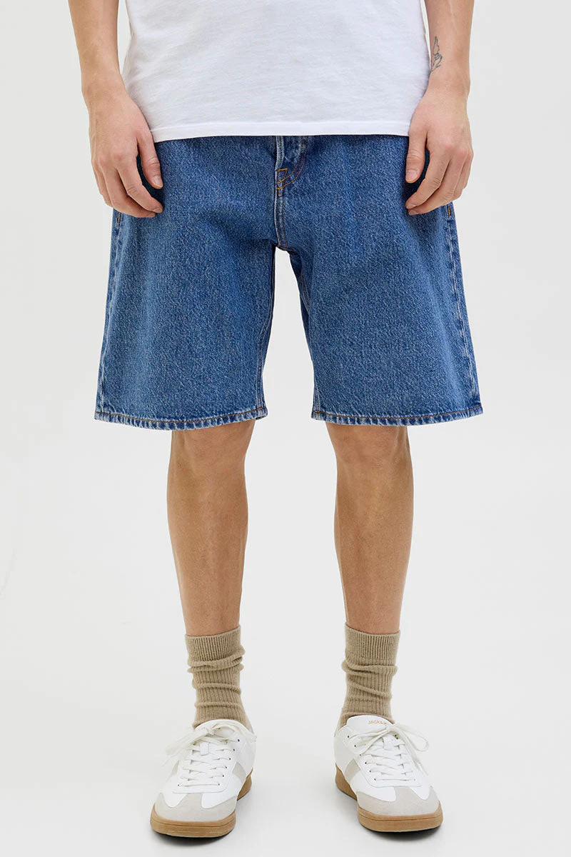 Jack & Jones Alex Baggy Fit Shorts 301 Blue Denim