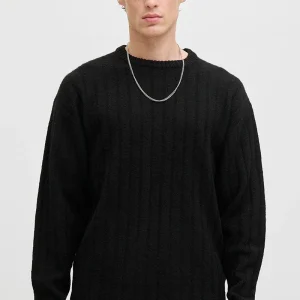 Jack & Jones Bradley Carter Knit Crew Neck Black