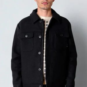 Clean Cut Copenhagen Luke wool jacket Dark Navy