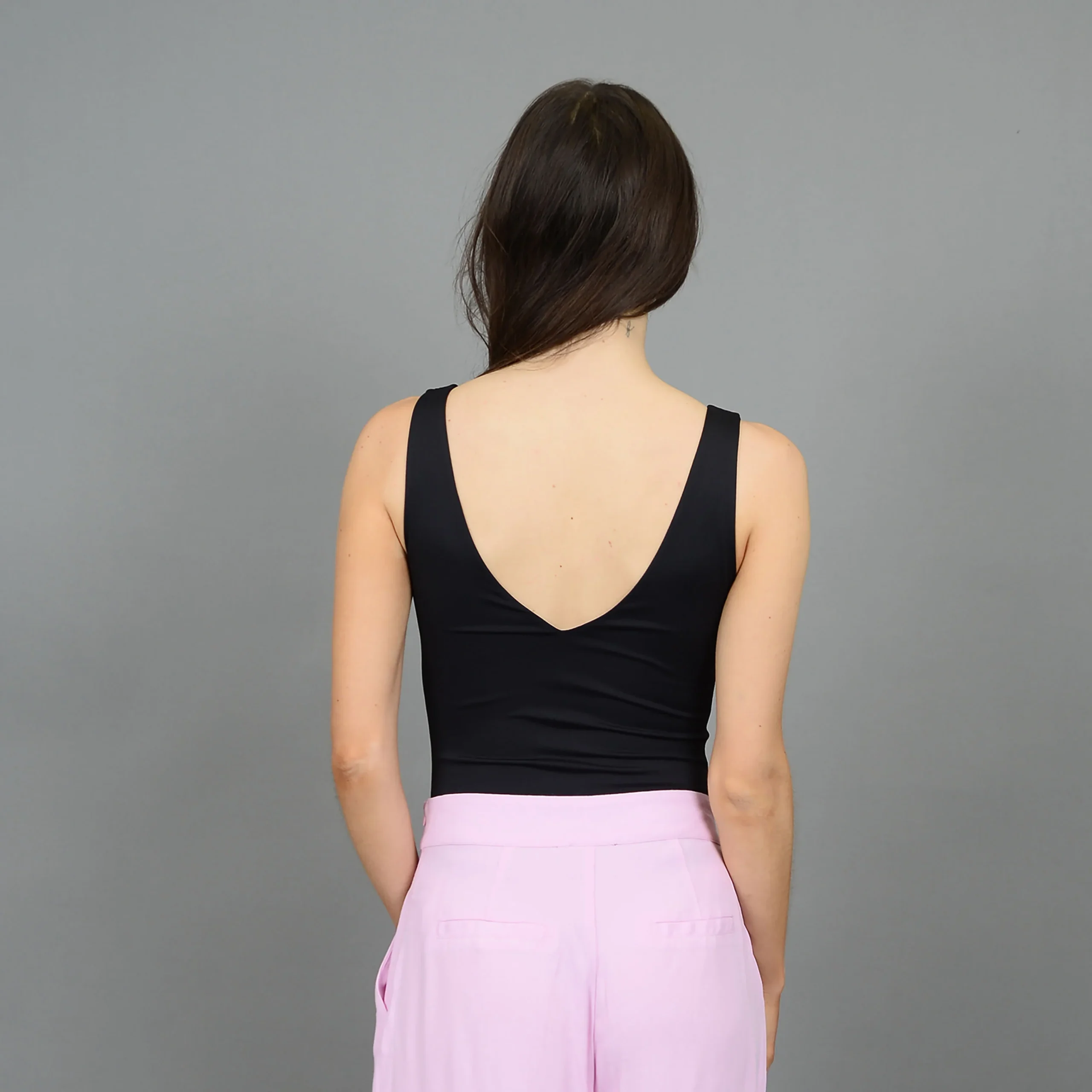 Body Valentina Sleeveless V-Neck Noir RD Style – Image 4