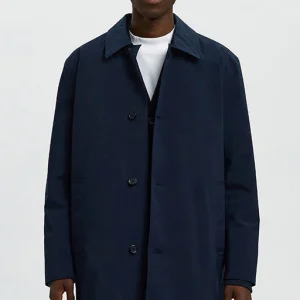 Selected Silas Urban Tech Carcoat Sky Captain