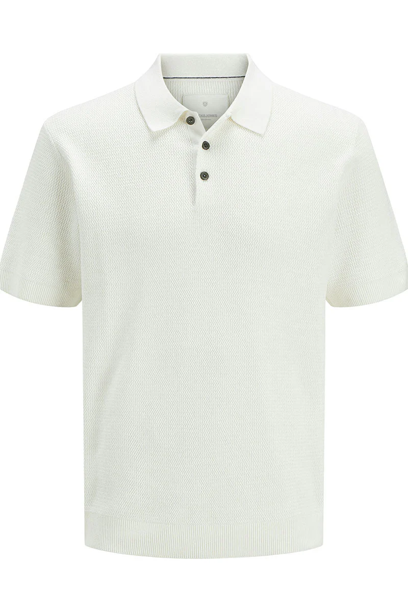 Jack & Jones Cooper Knit Polo Cloud Dancer – Image 8