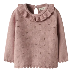 Haut en tricot Lil' atelier mini Nmflaguna ls knit lil noos