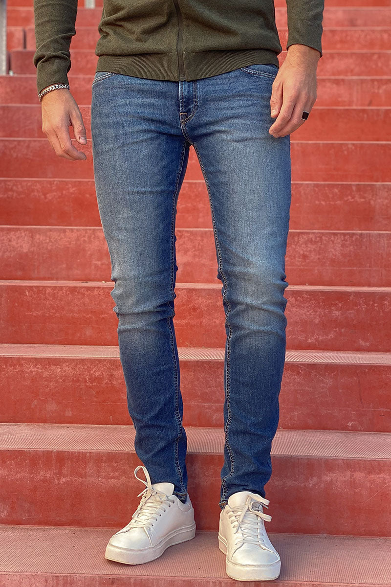 Jack & Jones Liam Skinny Fit 005 Blue Denim – Image 2