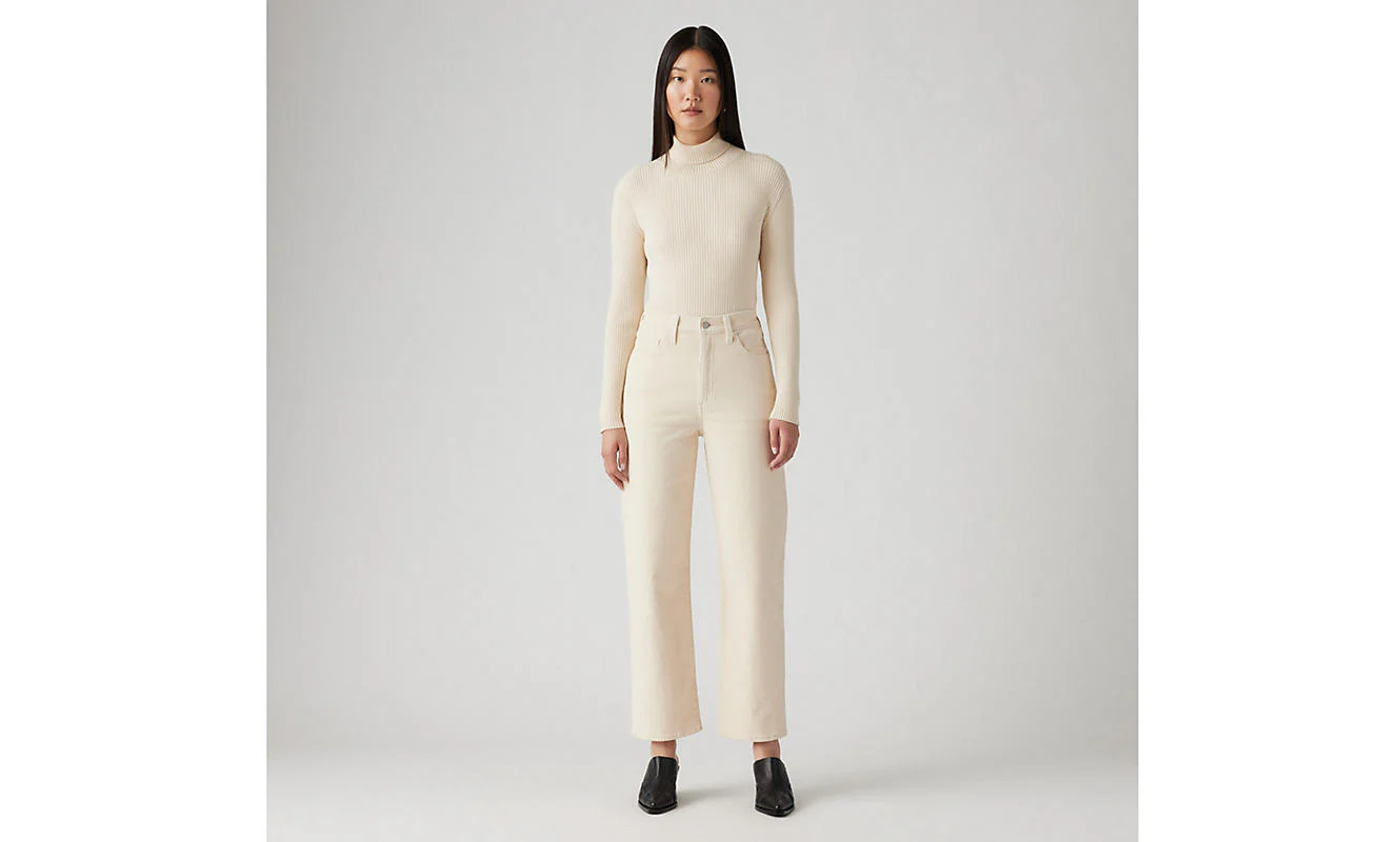 Pantalon Ribcage Ankle Zip ND White Swan Levi's – Image 2