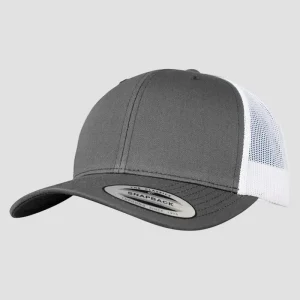 Flexfit Retro Trucker Dark Grey / White