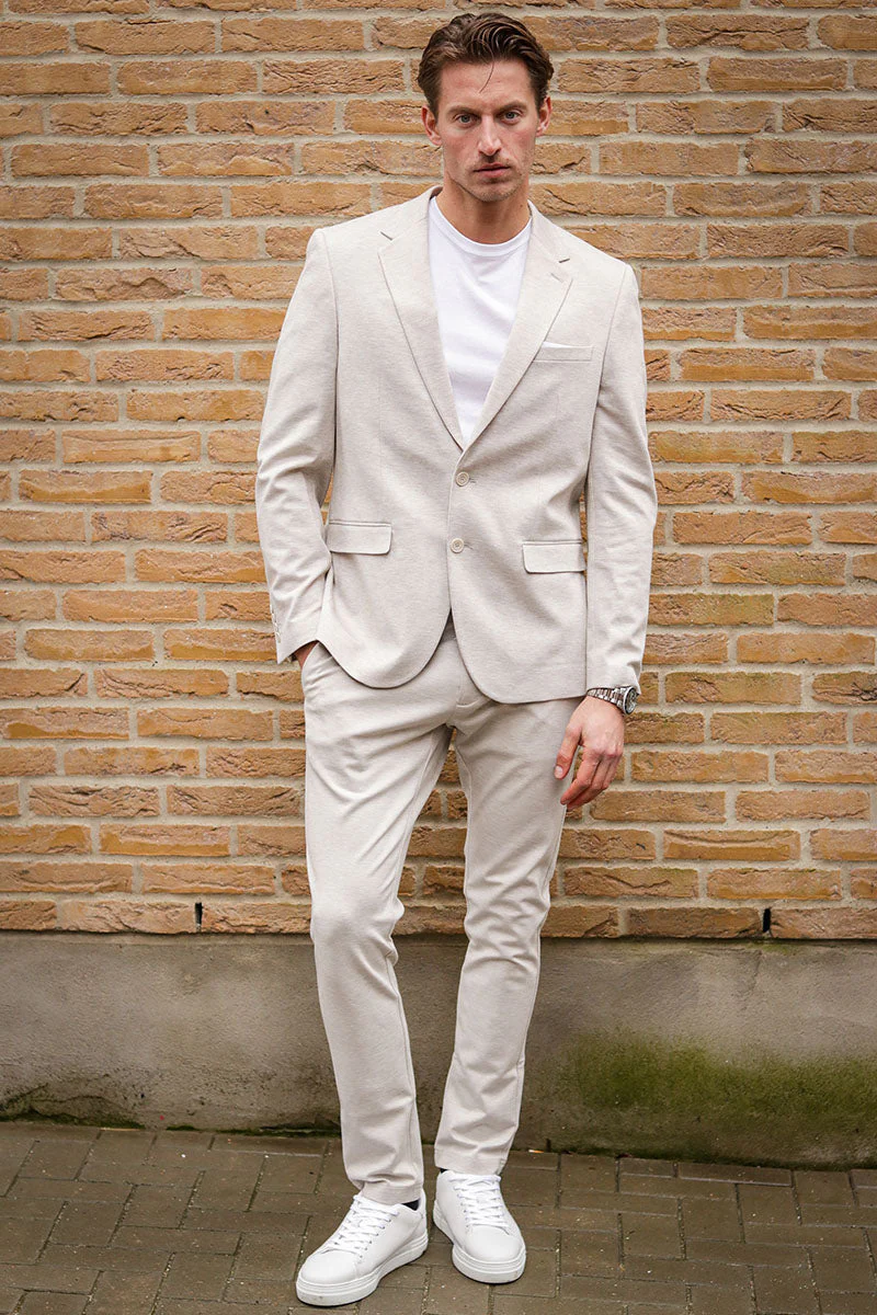 JEFF Ezra Trousers Ecru Mix – Image 3