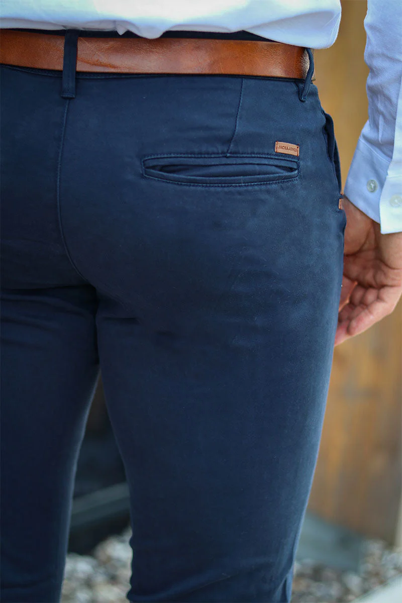 Jack & Jones Marco Bowie Chinos Navy Blazer – Image 5