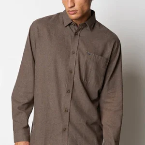 Fat Moose Frank flannel shirt Brown