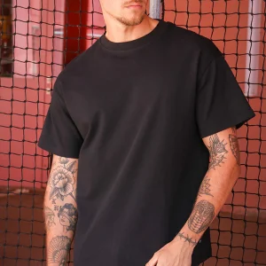 Solid Danton Box Fit Tee True Black