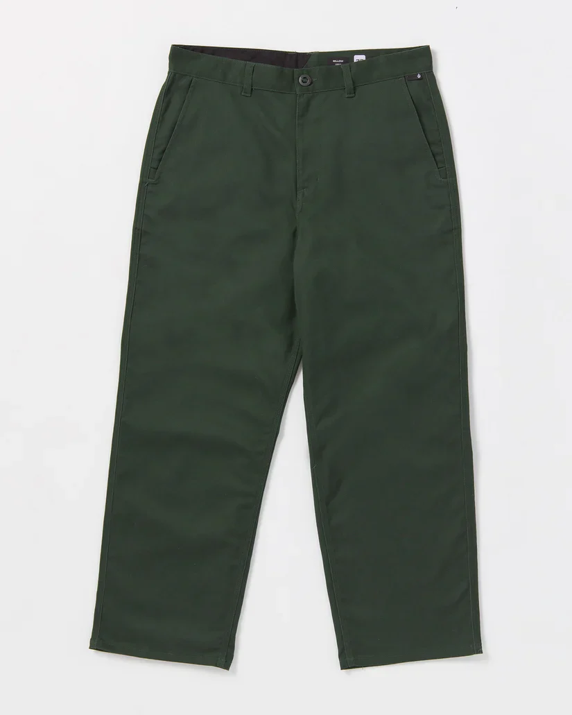 Pantalon Billow Twill Dark Foret Volcom