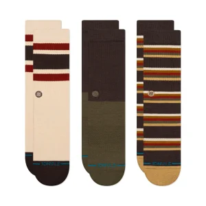 Bas 3 Pack Mill House Dark Brown Stance