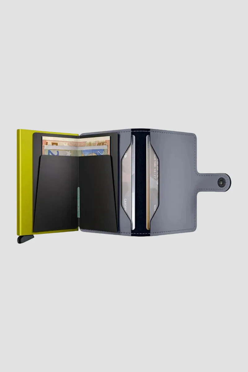 Secrid Miniwallet - Matte Grey & Lime – Image 4