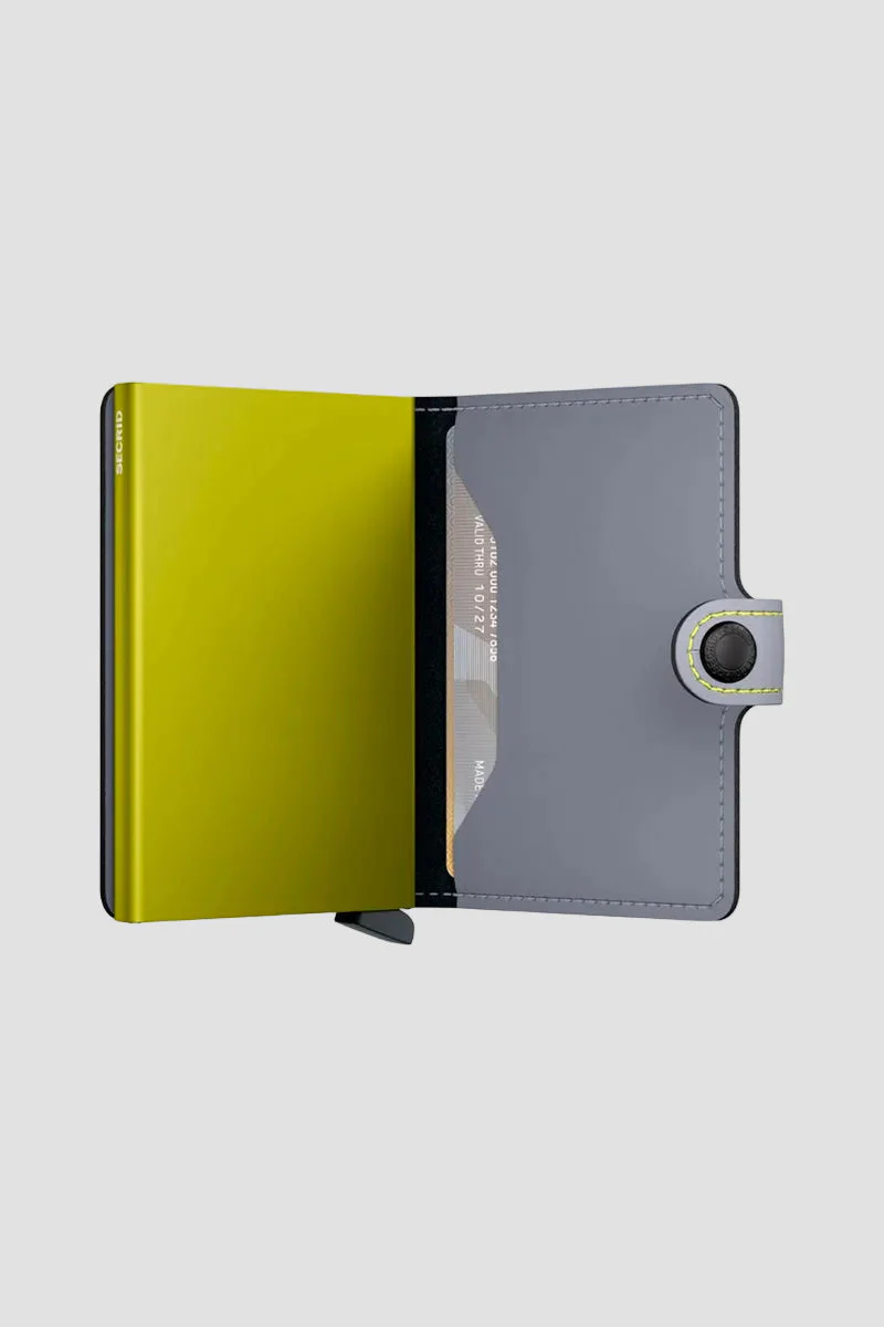 Secrid Miniwallet - Matte Grey & Lime – Image 5