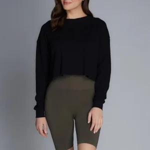 Bamboo Rib Highwaisted Bike Legging Olive C'est Moi