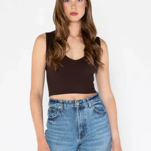 Bamboo Deep V Rib Brun C'est Moi