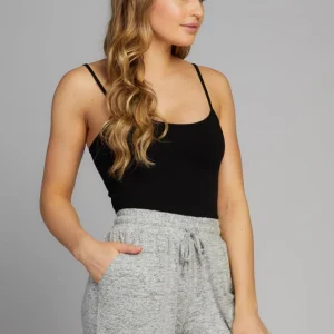 Bamboo Rib Cami Noir C'est Moi
