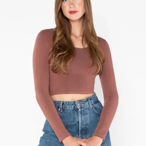 Bamboo L/S Crop Scoop C'est Moi