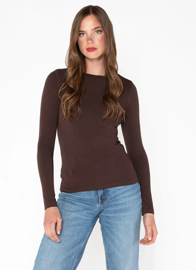 Bamboo Long Sleeve Crew Neck C'est Moi – Image 6