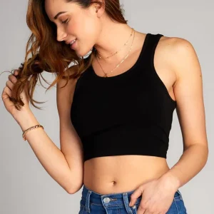 Bamboo Crop Tank Top C'est Moi