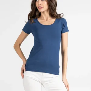 Bamboo S/S Scoop Neck Top C'est Moi