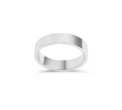 Bague 5mm Band Argent Twenty Compass