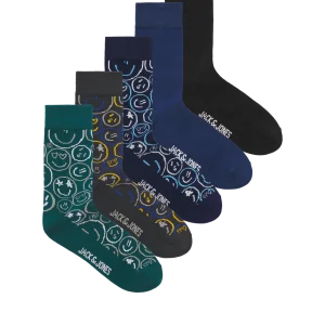 Chaussettes Jack&jones junior Jacsilas smiley socks 5 pack jnr