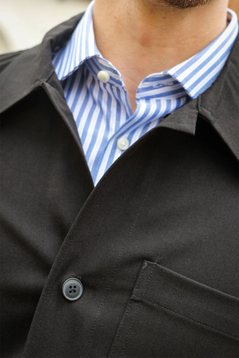 ONLY & SONS Miro Tailored Regular Fit Overshirt Black – Image 6